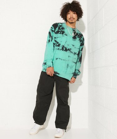 Unisex Tie Dye Crew Sweatshirt Image 2