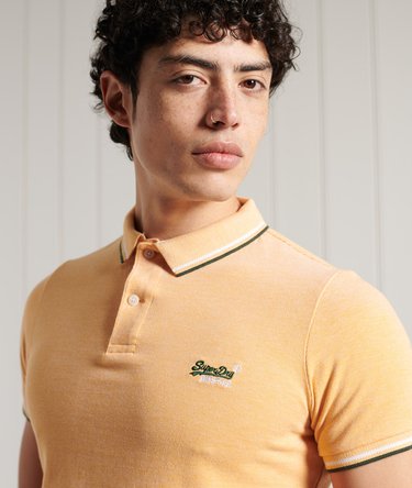 Organic Cotton Classic Poolside Pique Polo Shirt Image 3
