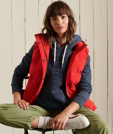 Embossed Graphic Logo Hoodie Image 5