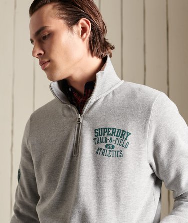 Track & Field tr&aelig;ningstr&oslash;je med kort lynl&aring;s Image 5