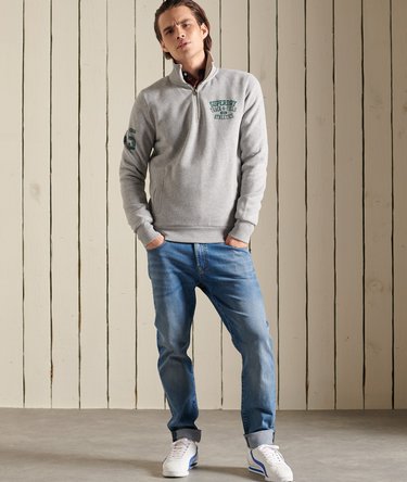 Track & Field tr&aelig;ningstr&oslash;je med kort lynl&aring;s Image 2