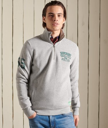 Track & Field tr&aelig;ningstr&oslash;je med kort lynl&aring;s Image 1