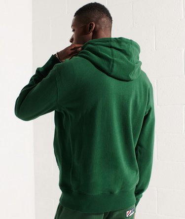 Sweat à capuche en maille chenille Code Logo Image 3