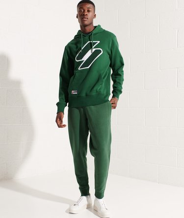 Sweat à capuche en maille chenille Code Logo Image 6