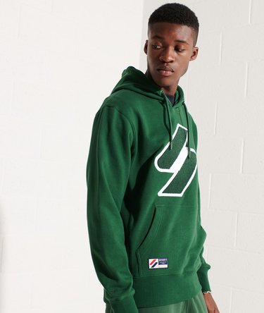 Sweat à capuche en maille chenille Code Logo Image 5