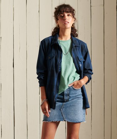 Oversized Flannel Overshirt Image 1