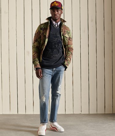 Collegiate Crew Sweatshirt Image 7