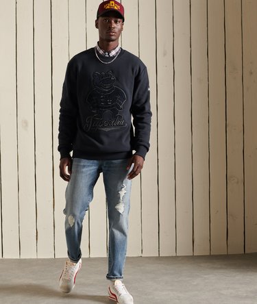 Collegiate Crew Sweatshirt Image 3