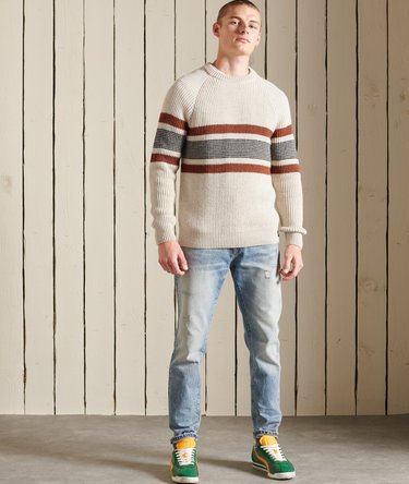Trui met ronde hals en klassiek patroon Image 5
