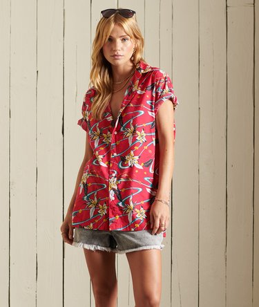 Oversized Hawaiian Shirt Image 1
