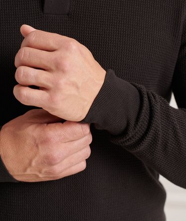 Studios Long Sleeve Knitted Polo Shirt Image 5