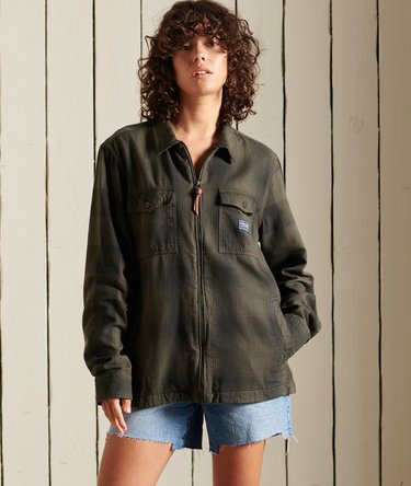 Sobrecamisa oversize de franela Image 1