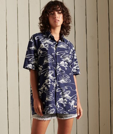 Oversized Hawaiian Shirt Image 1