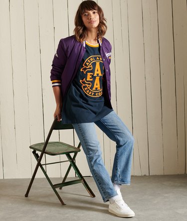 Camiseta oversize Collegiate Image 3