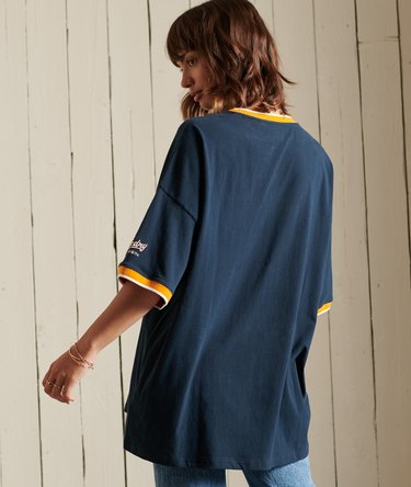 Camiseta oversize Collegiate Image 5
