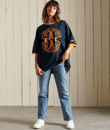 Camiseta oversize Collegiate Image 6