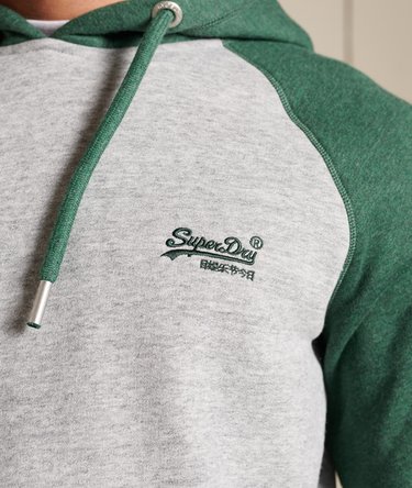 Sudadera de b&eacute;isbol con capucha y logotipo Vintage Logo bordado Image 5