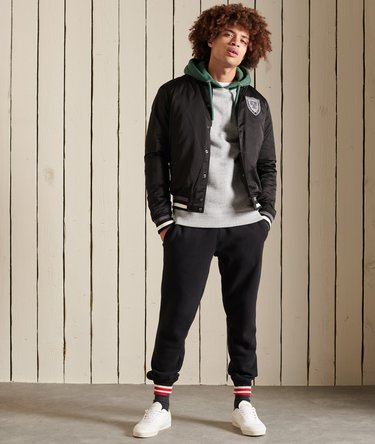 Sudadera de b&eacute;isbol con capucha y logotipo Vintage Logo bordado Image 2