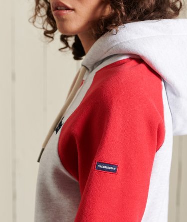 Klasyczna bluza z kapturem i raglanowymi rękawami Vintage Logo w stylu amerykańskim Image 7
