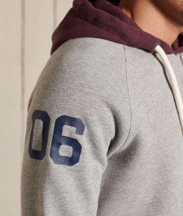Klasyczna bluza z kapturem i raglanowymi rękawami Vintage Logo w stylu amerykańskim Image 5