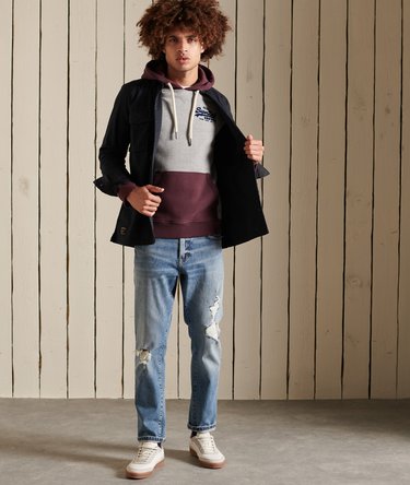 Klasyczna bluza z kapturem i raglanowymi rękawami Vintage Logo w stylu amerykańskim Image 2