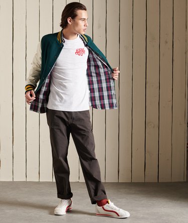 Script Style Long Sleeve Top Image 2