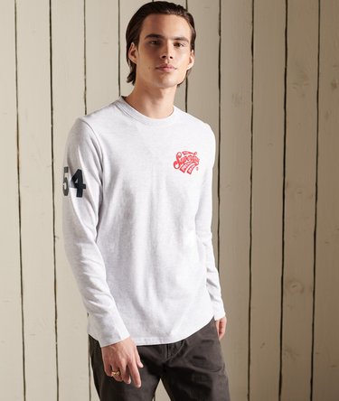 Script Style Long Sleeve Top Image 1