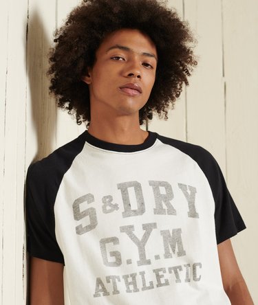 T-shirt raglan Black Out Image 5