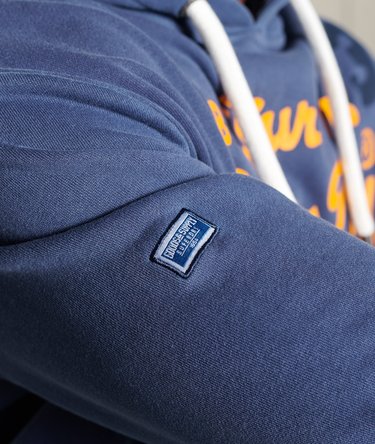 Vintage Logo American Classic Unbrushed Hoodie Image 4