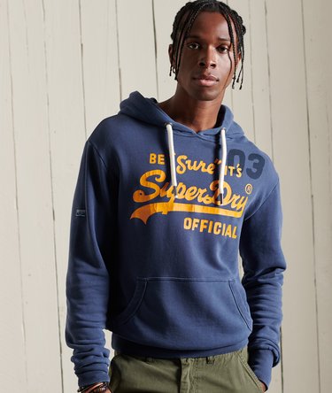 Vintage Logo American Classic Unbrushed Hoodie Image 1