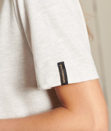 T-shirt avec logo en lamé Script Style Workwear Image 6