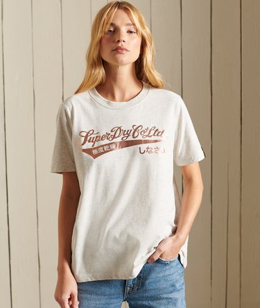 T-shirt avec logo en lamé Script Style Workwear Image 1