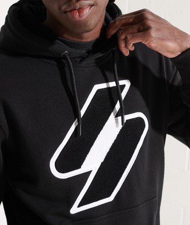 Code Logo Chenille Hoodie Image 5