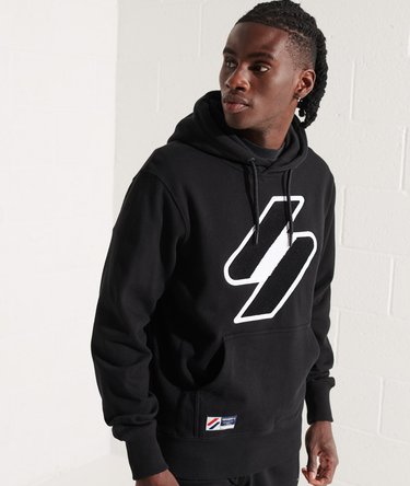 Code Logo Chenille Hoodie Image 1