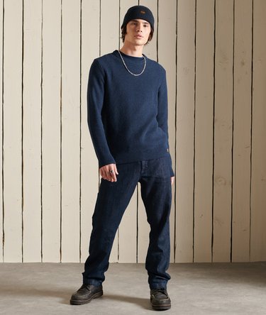Textured Twist Crew Jumper Image 6