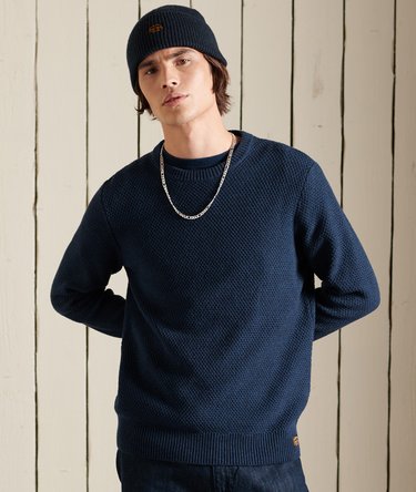 Textured Twist Crew Jumper Image 4