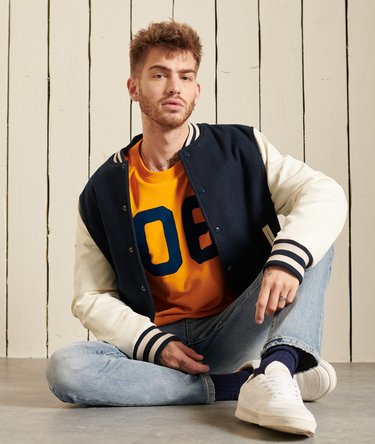 Maglia a maniche lunghe raglan Vintage Logo Image 3