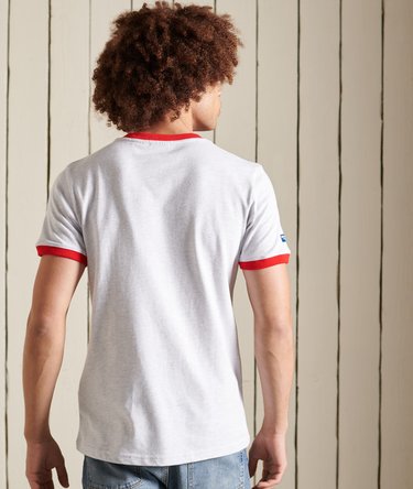 T-shirt classica in stile americano a contrasto con logo Core Image 3