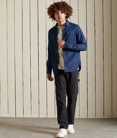 Workwear Indigo Shirt Image 2