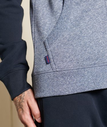 Vintage Logo Embroidered Baseball Zip Hoodie Image 5