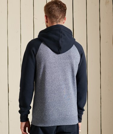 Vintage Logo Embroidered Baseball Zip Hoodie Image 3