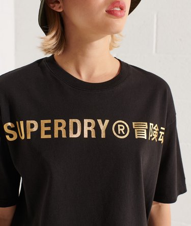 Camiseta con logotipo metalizado Corporate Image 4
