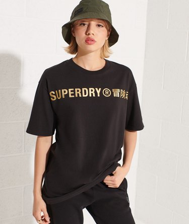 Camiseta con logotipo metalizado Corporate Image 1