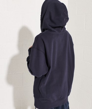 Code Logo Chenille Oversized Hoodie Image 3