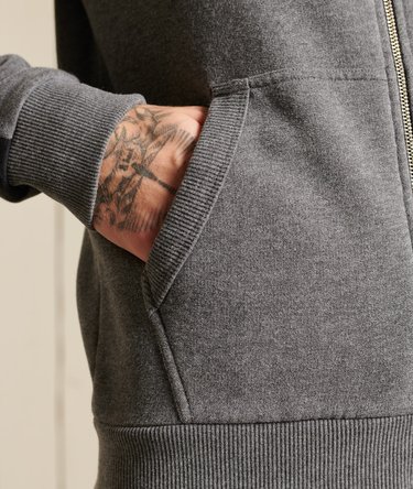 Vintage Logo Colour Block Zip Hoodie Image 5