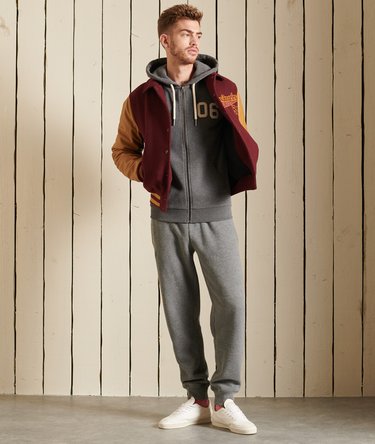 Vintage Logo Colour Block Zip Hoodie Image 2
