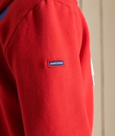 Script Style College Zip Hoodie Image 7