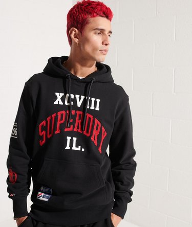 Felpa con cappuccio College Varsity Arch Mono Image 2