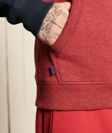 Vintage Logo Embroidery Baseball Hoodie Image 5