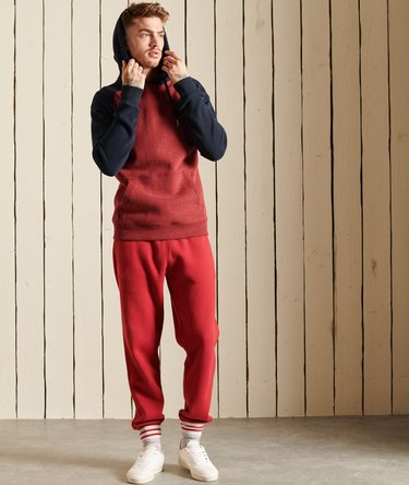 Vintage Logo Embroidery Baseball Hoodie Image 2